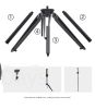 Outdoor camping light Portable night light Flashlight three-legged stand lighting tower