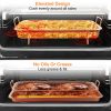 Crisper Tray Set Non Stick Cookie Sheet Tray Air Fry Pan Grill Basket