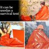 2packs Emergency Lightweight Sleeping Bags,Emergency Blanket For  Outdoor Activities