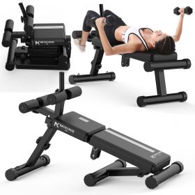 Adjustable Bench,Utility Weight Bench for Full Body Workout- Multi-Purpose Foldable