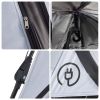 Camping Tent Dome 2-Person White Blackout Fabric Quick Release