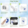Handheld Ultrasonic Mesh Atomizer Nebulizer Breathing Inhale Mist Compressor Steamer