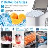 Electric Countertop Ice Maker Self-cleaning Max 33LBS/24Hrs Ice Making for Kitchen Office Party Bar RV