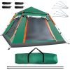 4-5 Person  Outdoor Foldable Waterproof Tent with 2 Mosquito Nets Windows