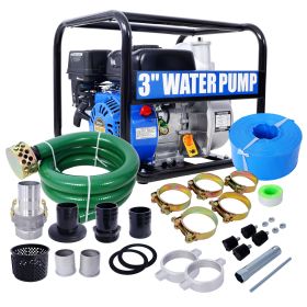 3 inch, 209cc 7HP 4 stroke OHV ENGINE, Gas Powered Semi Trash Water Pump,EPA compliant