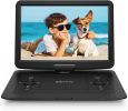 17.9" Portable DVD Player with 15.6" HD Swivel Screen, Support Multiple DVD CD Formats