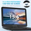 17.9" Portable DVD Player with 15.6" HD Swivel Screen, Support Multiple DVD CD Formats