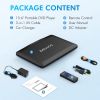 17.9" Portable DVD Player with 15.6" HD Swivel Screen, Support Multiple DVD CD Formats