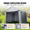 Portable Shed Outdoor Storage Shelter, 10 x 10 x 8.5 ft