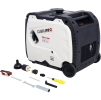 W46560431 Ultra-silent frequency conversion generator white + gray 4500W portable generator electric start, fuel tank 8.3L, load running for 50h