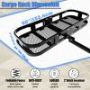 Trailer Hitch Cargo Carrier 500 Lbs,Heavy Duty Hitch Basket