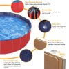 Foldable Pet Swimming Pool PVC Kiddie Baby Dog Swim Pool