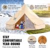 VEVOR 12 Person Canvas Glamping Bell Tent