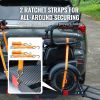 VEVOR Hitch Mount Cargo Carrier, 45.3" x 25.6" Iron Hitch Cargo Rack