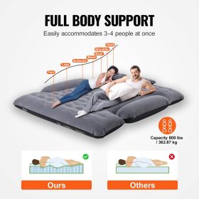 VEVOR Truck Bed Air Mattress, for 6-6.5 ft Full Size Truck Beds,