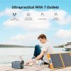 300W Solar Generator,  60000mAh Portable Power Station Camping Potable Generator with 60W 18V  Solar Panel, Charger