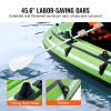VEVOR Inflatable Boat, 3-Person Inflatable Fishing Boat