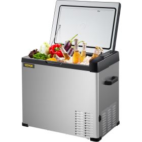 VEVOR 12 Volt Refrigerator, Portable Refrigerator (-4°F~68°F) With APP Control Car Compressor