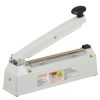 VEVOR Impulse Sealer 8 inch, Manual Heat Sealing Machine with Adjustable Heating Mode, Aluminum Shrink Wrap Bag Sealers for