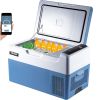 VEVOR Portable Refrigerator 23 Quart(22 Liter),12 Volt Refrigerator App Control(-4°F~68°F), Car Refrigerator