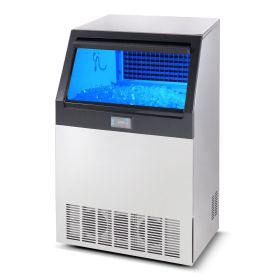 VEVOR Commercial Ice Maker, 265lbs/24H, Ice Maker Machine, 126 Ice Cubes in 12-15 Minutes,