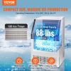 VEVOR Commercial Ice Maker, 265lbs/24H, Ice Maker Machine, 126 Ice Cubes in 12-15 Minutes,