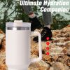 40oz large capacity tumbler With Handle And Straw Lid, Insulated Reusable Stainless Steel Water Bottles Travel Mug
