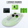 VEVOR  3-Person Inflatable Fishing Boat, Raft Kayak, 45.6" Aluminum Oars