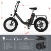 INVANTI EB11 Electric Bike 500W Folding Bike 48V 10.4AH 7S Shimano Electric Bicycle