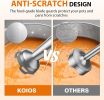 KOIOS Immersion Blender, 1000W Anti-scratch 3-in-1 Hand Blender