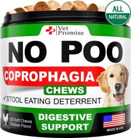 No Poo Chews Coprophagia Stool Eating Deterrent for Dogs