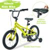 16 Inch Kids' Bicycle with Training Wheels for Boys Age 4-7 Years