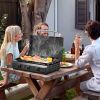 3 Gas Grills with Ceramic Coated Smoking Station, for Outdoor Backyard Grilling