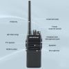 BF-1904 UHF Single Band Walkie Talkie Long Range,Two-way Radio Portable Handheld Ham Radio 10W 4200mAh