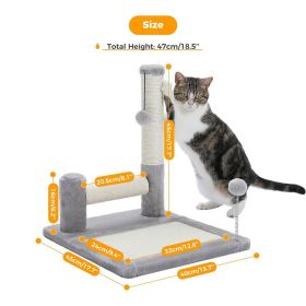 Cat Scratching Pad with Sisal Covered Scratching Post