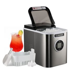 Countertop Ice Maker with 9 Bullet Ice in 7 Mins, Portable Ice Machine