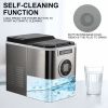 Countertop Ice Maker with 9 Bullet Ice in 7 Mins, Portable Ice Machine