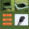 1 Portable Folding Wood Stove, Suitable for Camping and Outdoor