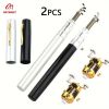 2 Set Pocket-Sized Pen Style Fishing Rod - Compact, Portable, and Ultra-Lightweight