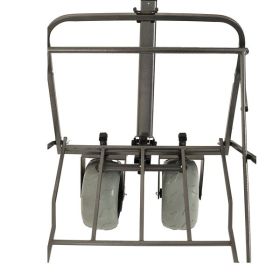 Fishing Cart with Rod Holders ,Beach Wagon with Big Wheels for Sand 500lbs capacity - All Terrain Steel Frame