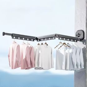 SOGA 127.5cm Wall-Mounted Clothing Dry Rack