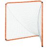 VEVOR Lacrosse Goal, 6' x 6' Lacrosse Net, Steel Frame Backyard Lacrosse Training Equipment, Portable Lacrosse Goal with Carry Bag, Quick & Easy Setup