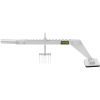 VEVOR Dent Pull Lever Bar 6 Claw Hook Dent Puller Single Leg Lifter Portable Dent Pull Bar Aluminum Alloy for Car Dent Repairing