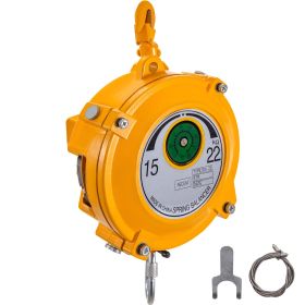 VEVOR Spring Balancer 33-49lbs(15-22kg) Retractable Tool Holder 1.5m Length Tool Balancer with Hook and Wire Rope Adjustable Balancer Retractor Hangin