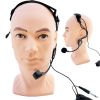 5 Core Headset Microphone Professional Flexible Boom Wired Hands Free Mic 1/4" Connector Jack for Speakers Voice Amplifier Coaches PA System - MIC HM