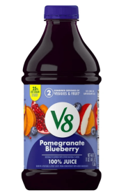 V8 Pomegranate Blueberry 100% Fruit and Vegetable Juice, 46 fl oz Bottle