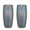 Stainless Steel Beer Glass Set, Set of 2 - Shimmer Gray