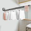 SOGA 127.5cm Wall-Mounted Clothing Dry Rack