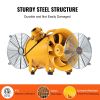 VEVOR Portable Ventilator, 10" Heavy Duty Cylinder Fan, 350W Strong Shop Exhaust Fan 1942CFM, 9.8ft Power Cord (No charging head)