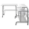 Computer Desk Adjustable Workstation White
